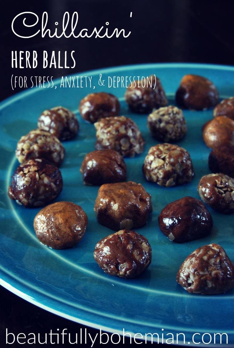 Chillaxin Herb Balls for stress, snxiety, and depression