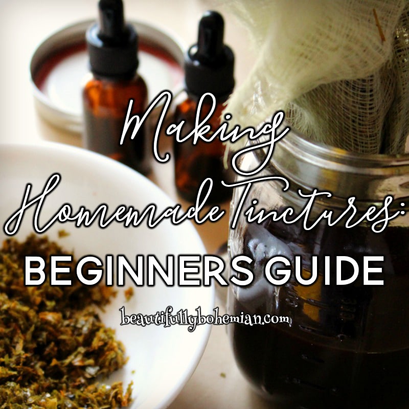 Tinctures for Beginners