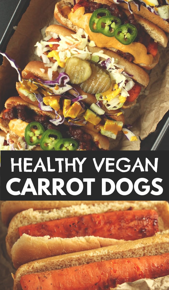 healthy vegan carrot dogs pinnacle image