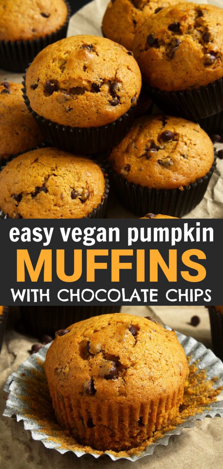 pinnacle image for vegan pumpkin muffins
